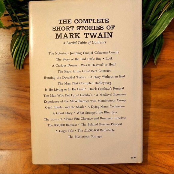 VINTAGE 1957 The Complete Short Stories of Mark Twain Hardcover Book - Picture 2 of 11